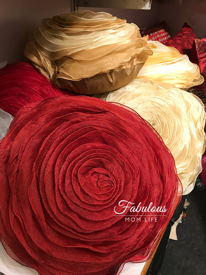 strawberryz rose organza cushions at fashionista exhibition nagpur
