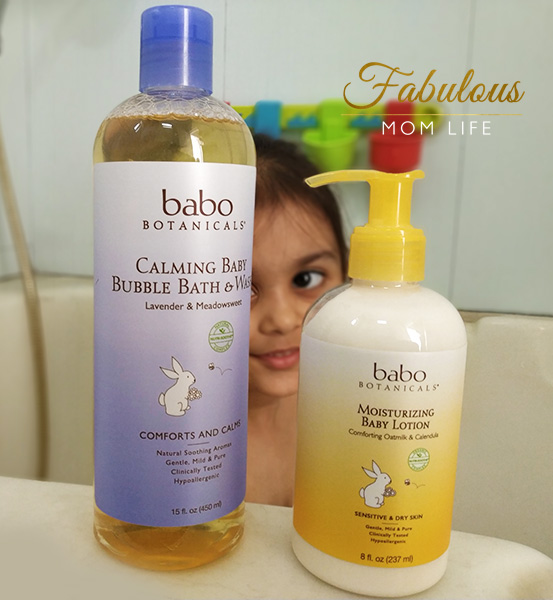 Babo Botanicals - Lavender & Meadowsweet Bubble Bath and Oatmilk & Calendula Lotion