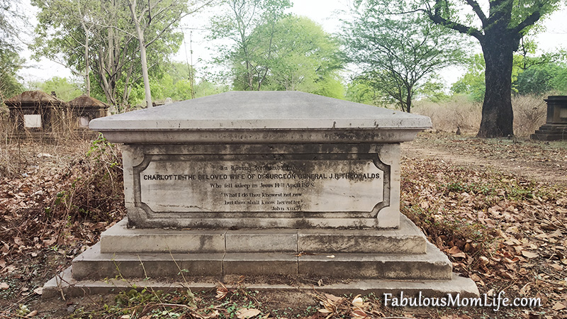 British graves from the 1800s in Nagpur, Maharashtra