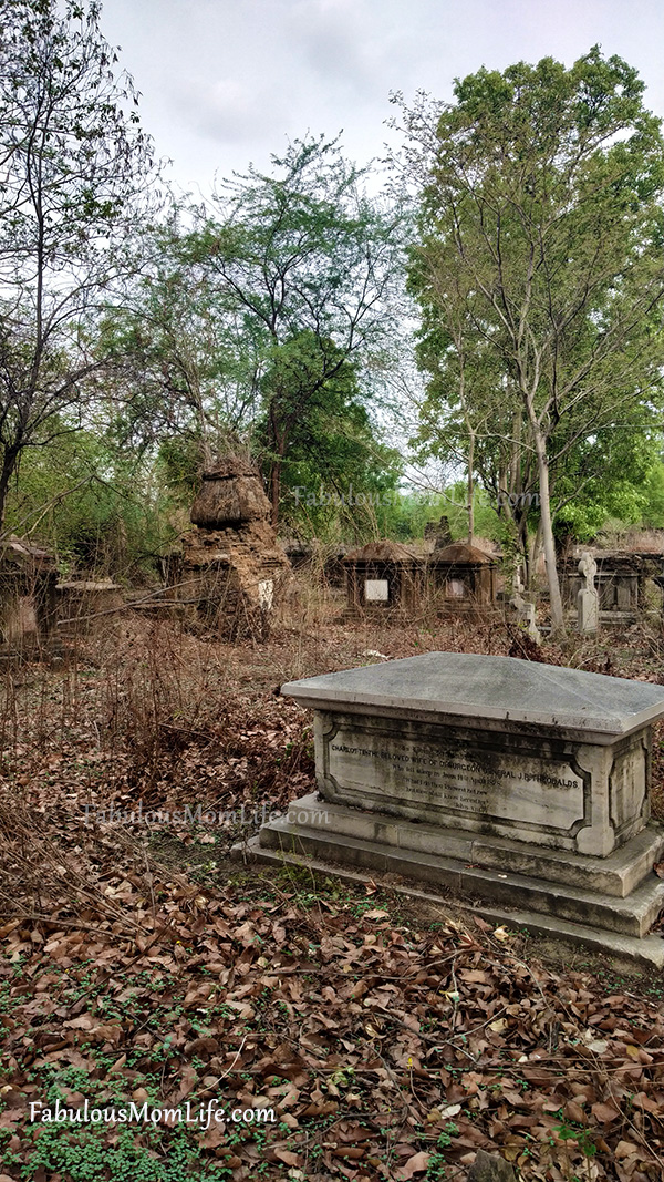 British graves from the 1800s in Nagpur, Maharashtra