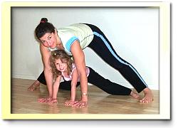 kids yoga with mom