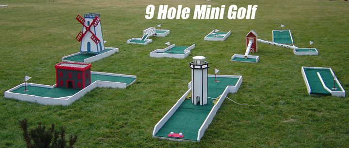 9 hole mini golf course