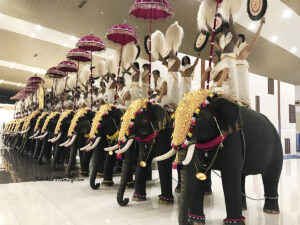 Elephant sculptures - Cochin International Airport