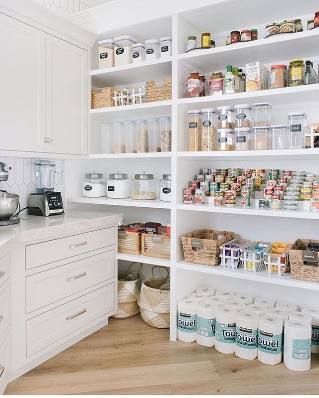 kitchen pantry organizing