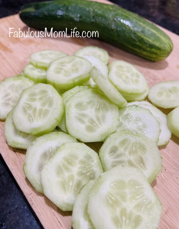 Sliced Cucumber for Sandwiches