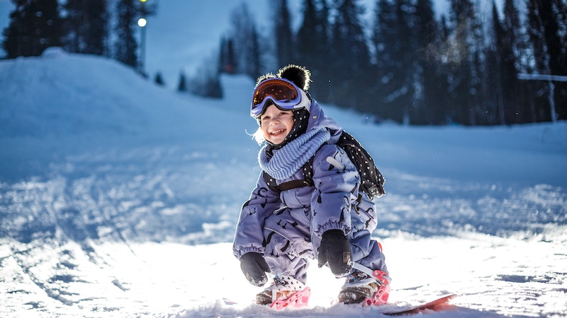 Kids Snowboarding Activity