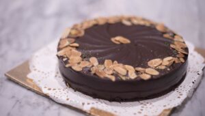 Easy Vegan Chocolate Almond Cake Recipe