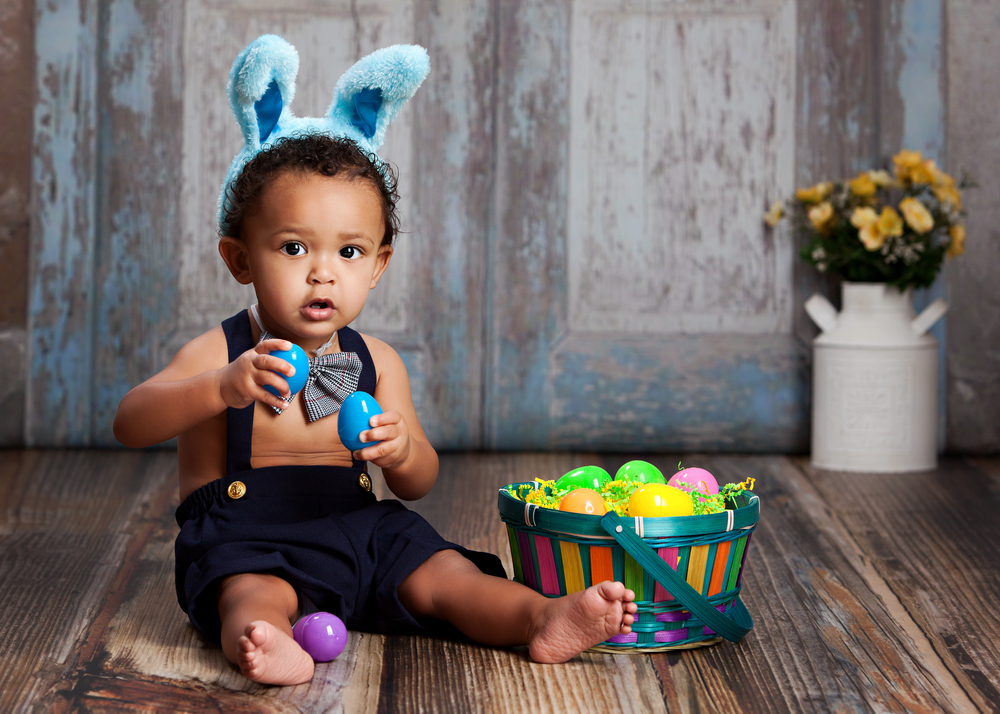 Easter baby photoshoot idea