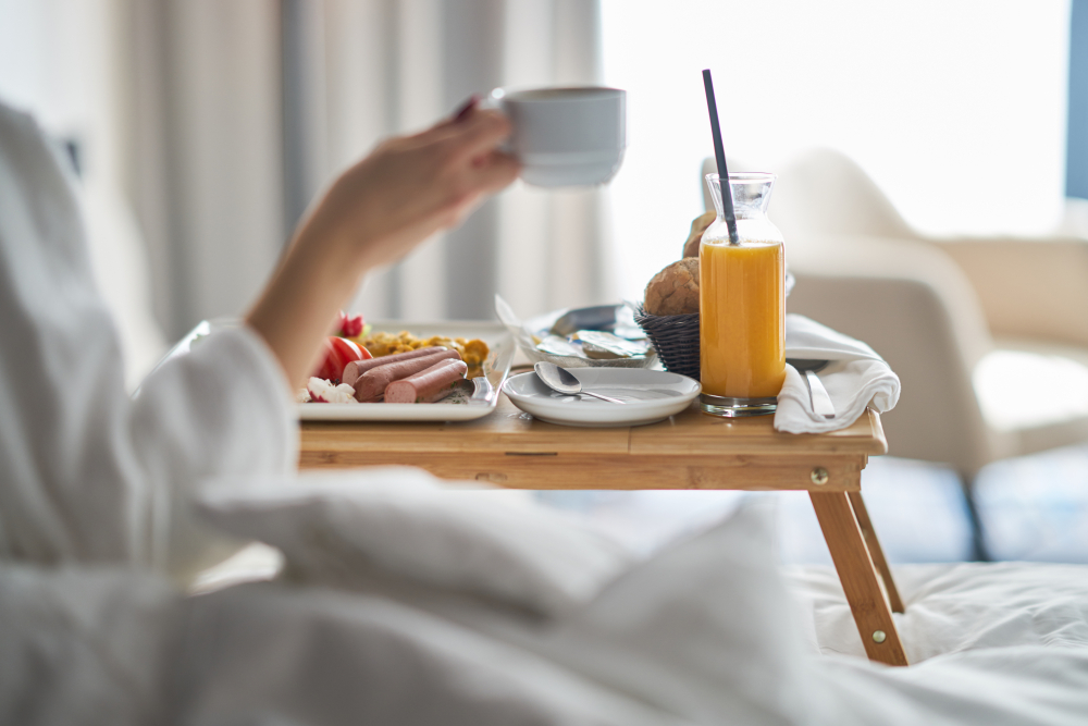 Brunch in Bed on Mother's Day