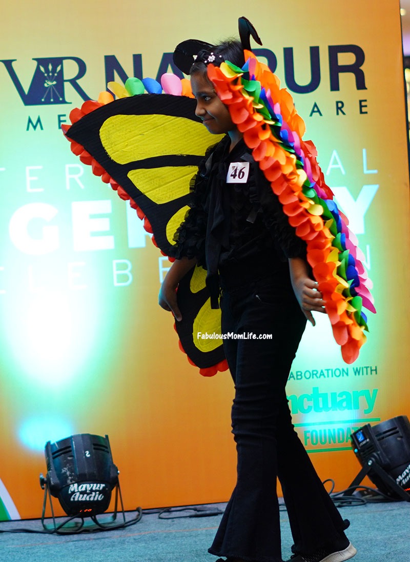 DIY Colorful Butterfly Fancy Dress Costume