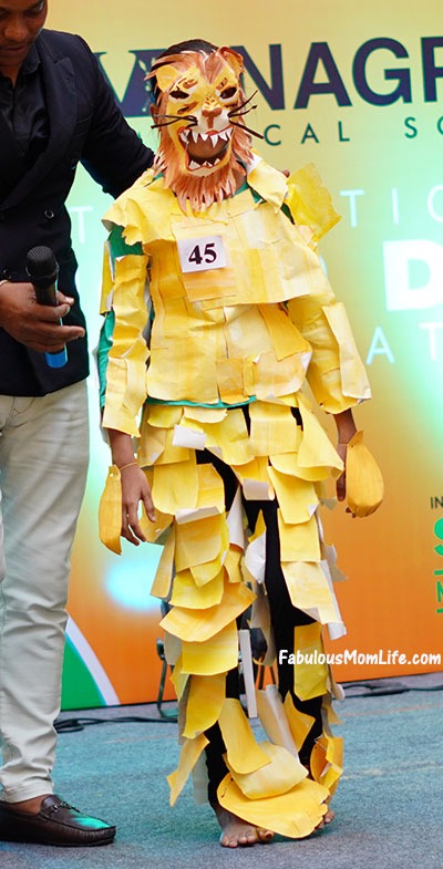 DIY Tiger Fancy Dress Costume with Paper