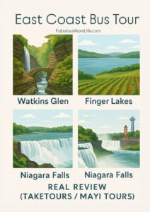 East Coast Bus Tour Day 2: Watkins Glen, Finger Lakes & Niagara Falls – Real Review (TakeTours / Mayi Tours)