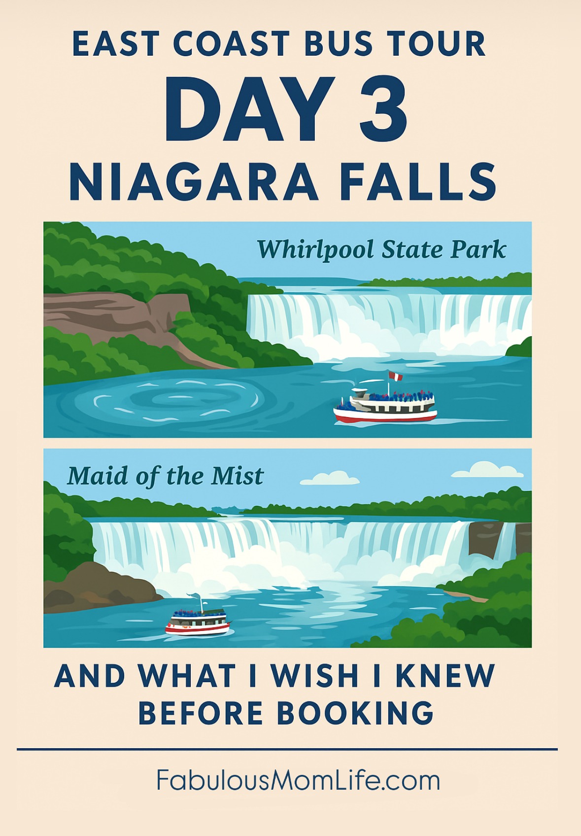 East Coast Bus Tour Day 3 – Niagara Falls, Maid of the Mist & What I Wish I Knew Before Booking (TakeTours / Mayi Tours Review)