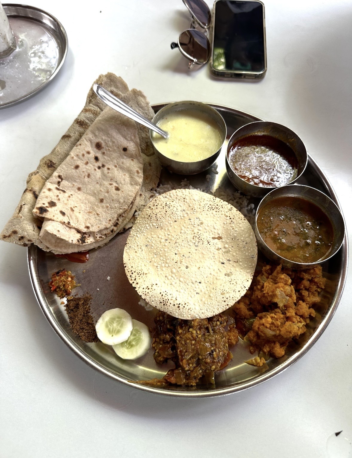Lunch at Aahar Kendra, Sevagram
