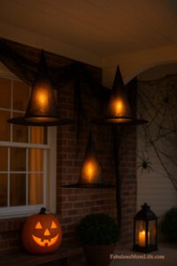 DIY Floating Witch Hat Luminaries