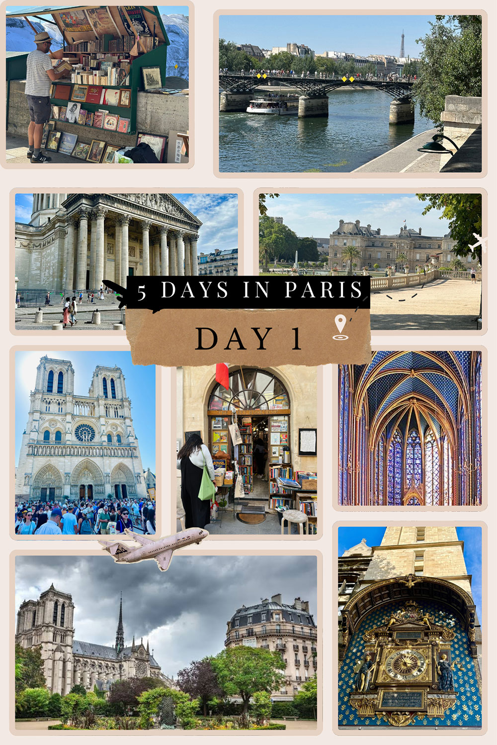 5-Day Paris Itinerary - Day 1