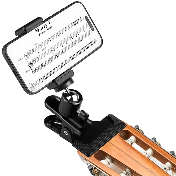Guitar Cell Phone Holder