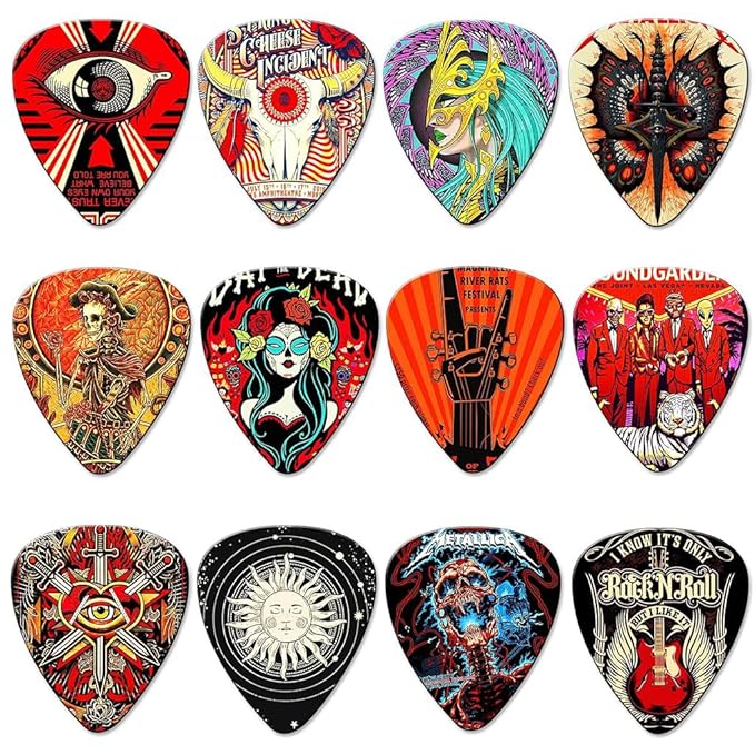 Rock Bands Guitar Picks