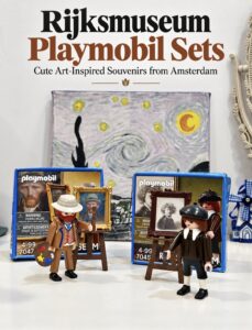 Unique Amsterdam Souvenirs for Kids: Rijksmuseum Rembrandt & Van Gogh Playmobil Figures