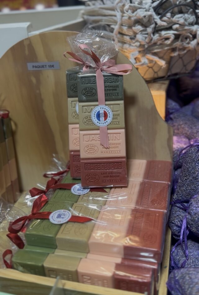 Shopping for Marseille soaps in Paris 