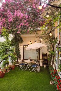 low maintenance family garden