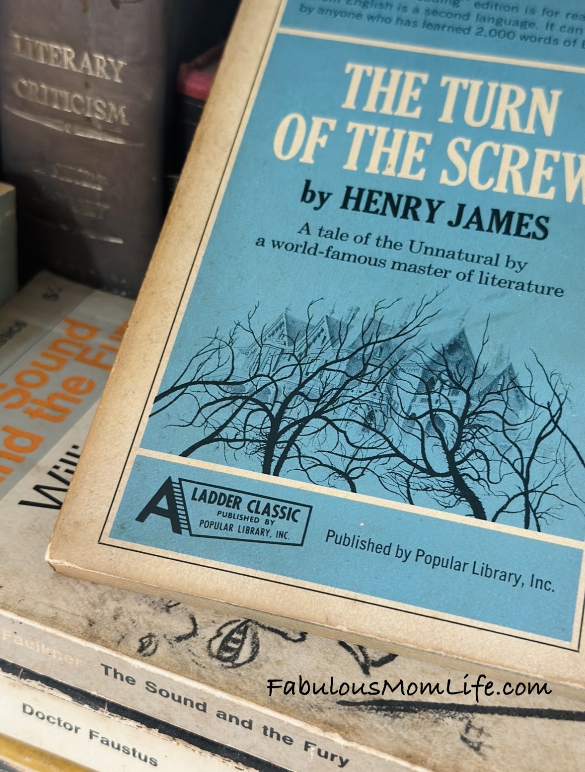 1965 edition of Henry James's The Turn of the Screw, published by Popular Library in New York