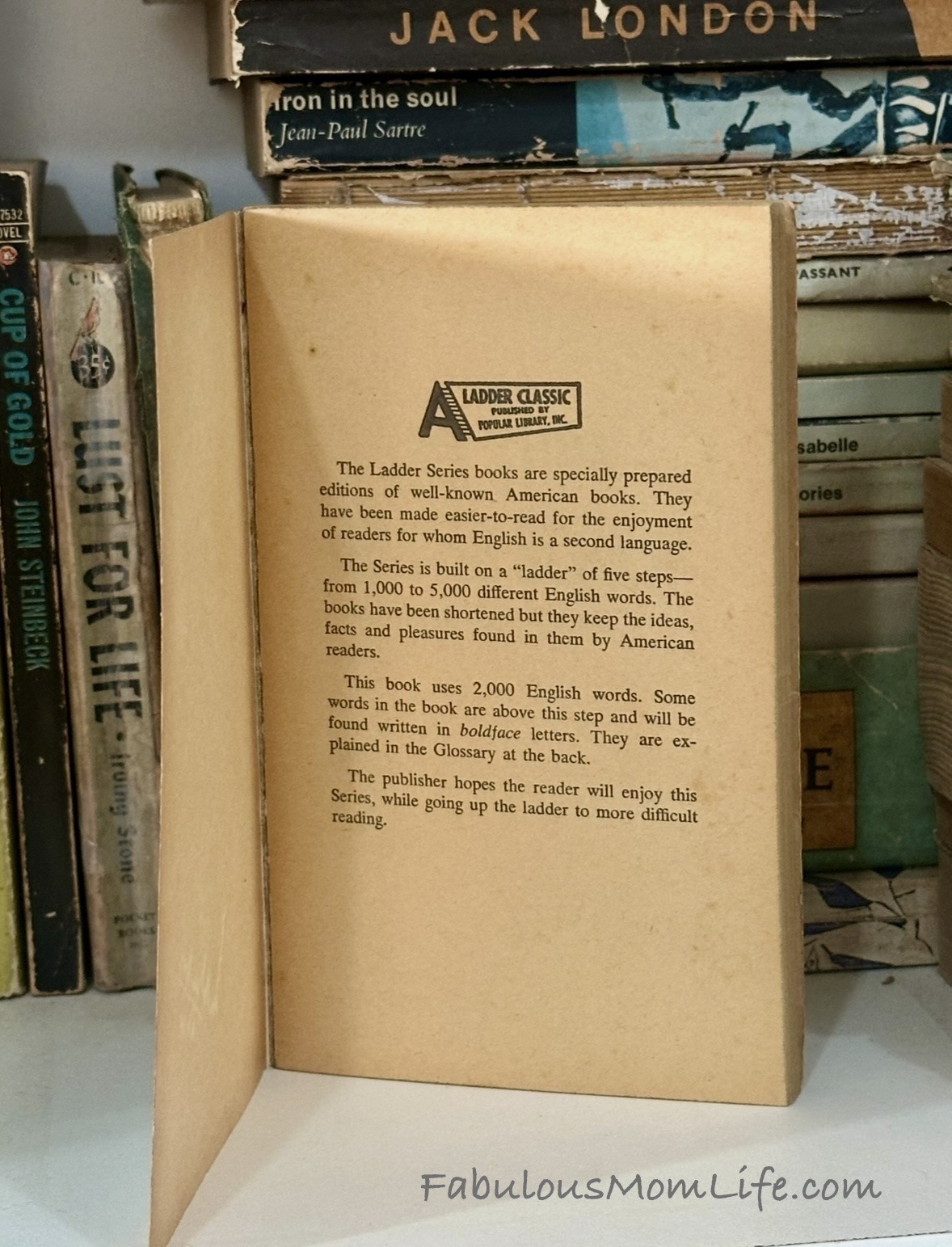 Ladder Series was created for readers who were learning English as a second language.